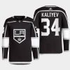 men kings arthur kaliyev 2022 primegreen authentic pro home black jersey