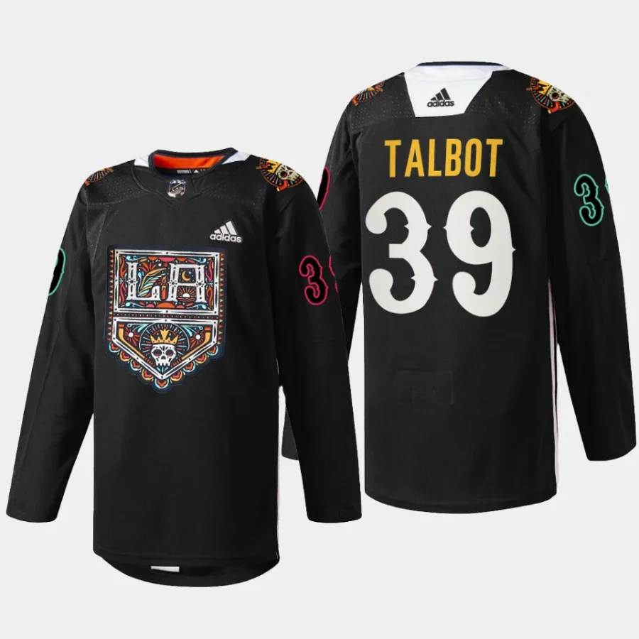 men kings cam talbot specialty 2023 dia de muertos black jersey