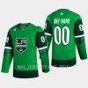 men kings custom 2023 st. patricks day primegreen authentic jersey green