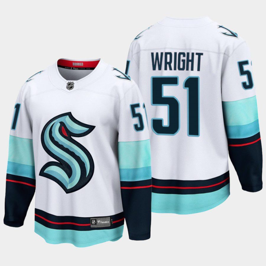 men kraken shane wright men 2022 nhl draft away white jersey