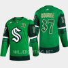 men kraken yanni gourde primegreen authentic 2023 st. patricks day green jersey