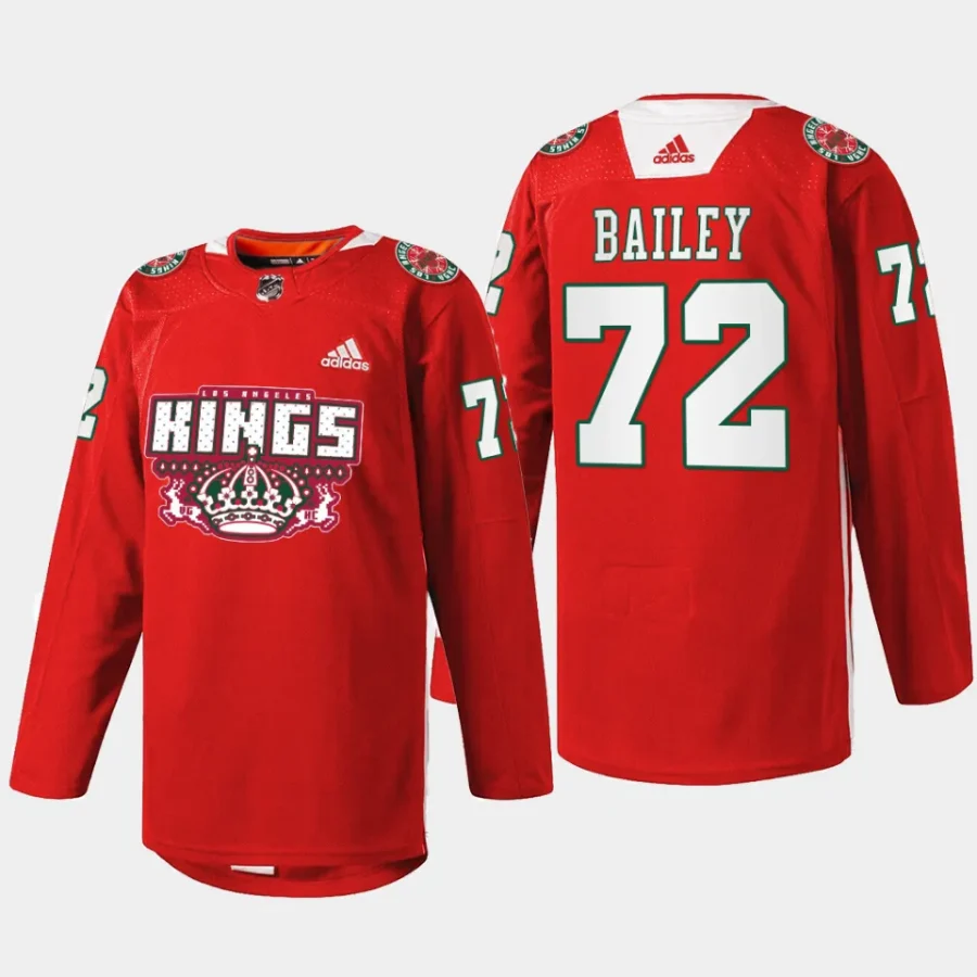 men la kings bailey specialty 2023 x mas holiday red jersey