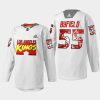 men la kings quinton byfield special warmup marvel super hero night 2022 white jersey