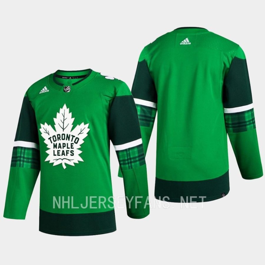 men leafs 2023 st. patricks day primegreen authentic jersey green