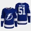 men lightning austin watson primegreen home authentic pro blue jersey