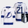 men lightning brayden point authentic 2022 eastern conference champs white jersey