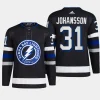 men lightning jonas johansson 2023 24 primegreen authentic alternate black jersey