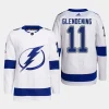 men lightning luke glendening primegreen away authentic pro white jersey