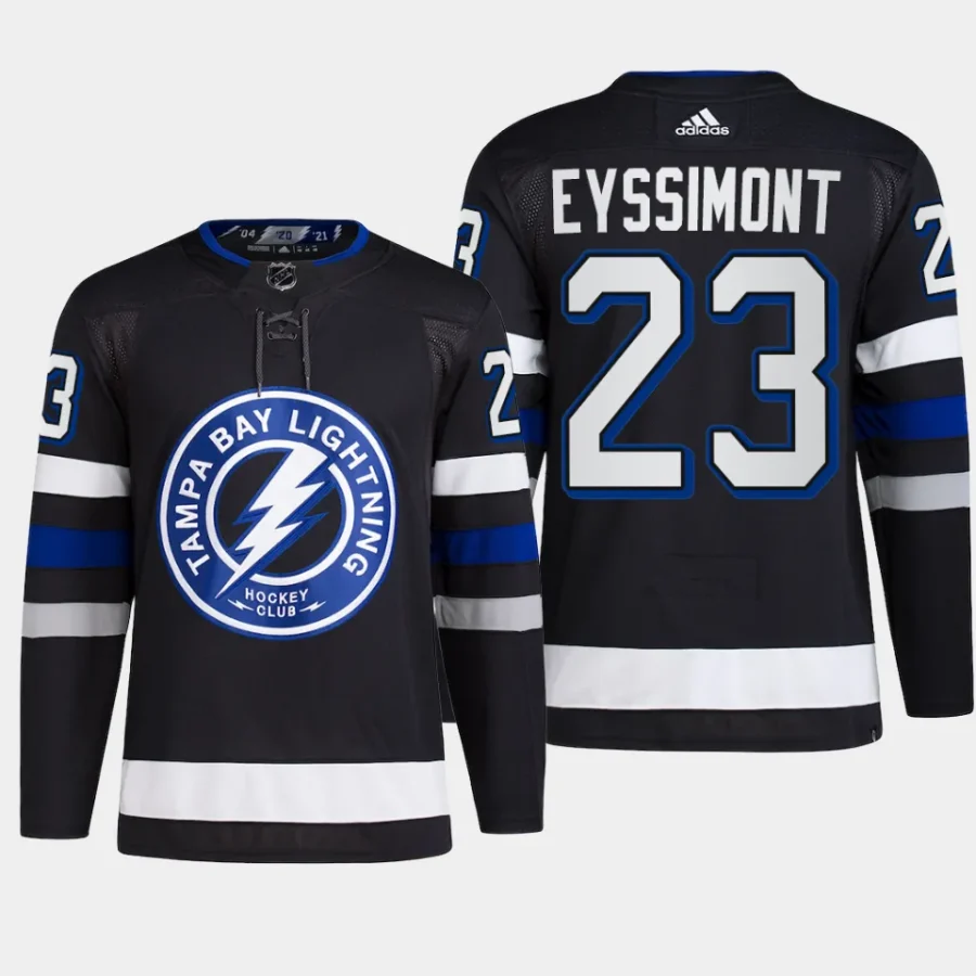 men lightning mikey eyssimont 2023 24 primegreen authentic alternate black jersey