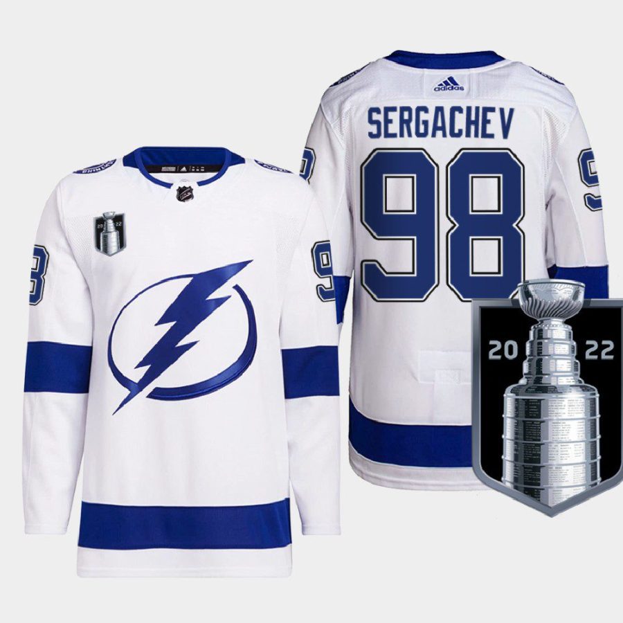 men lightning mikhail sergachev authentic 2022 eastern conference champs white jersey