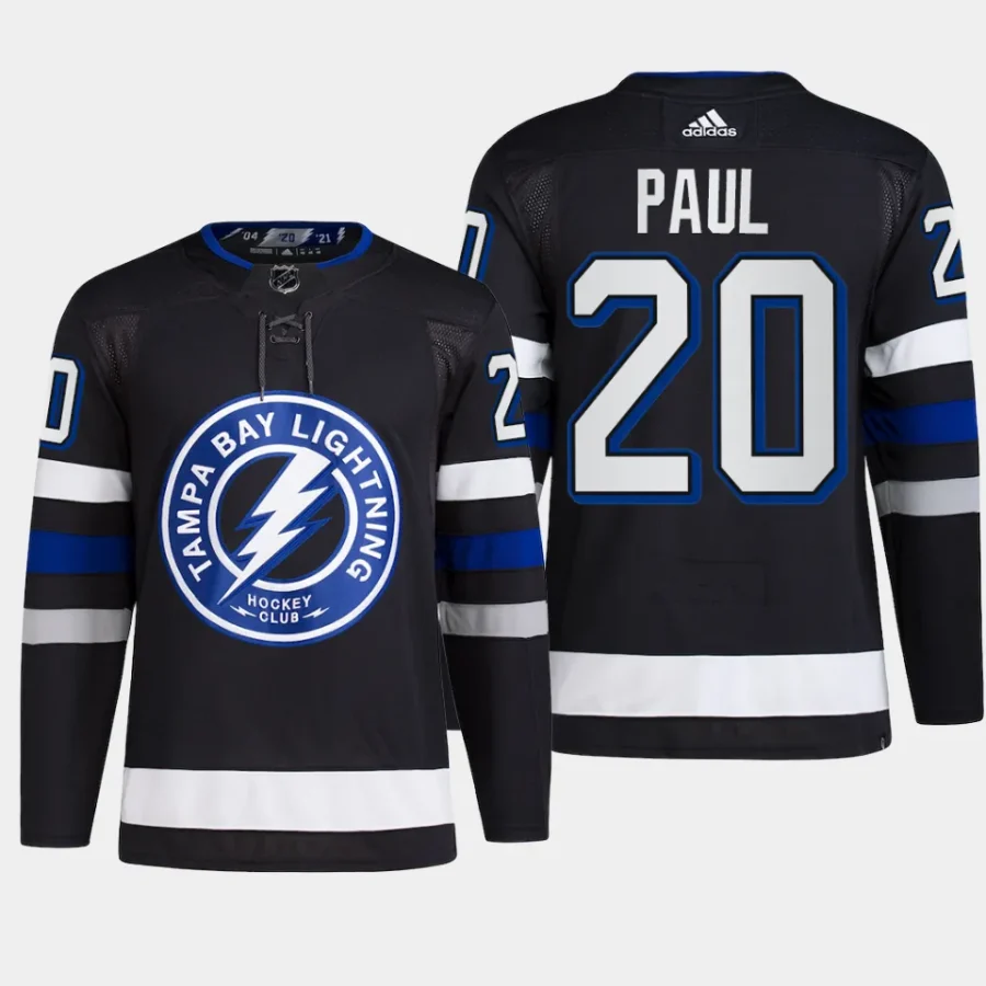 men lightning nick paul 2023 24 primegreen authentic alternate black jersey