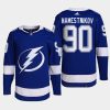 men lightning vladislav namestnikov home primegreen authentic blue jersey