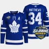 men maple leafs auston matthews authentic 2023 nhl global series sweden royal jersey