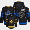 men maple leafs david kampf 2022 drew house alternate authentic reversible black jersey