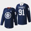 men maple leafs john tavares 2022 warm up primary logo navy jersey