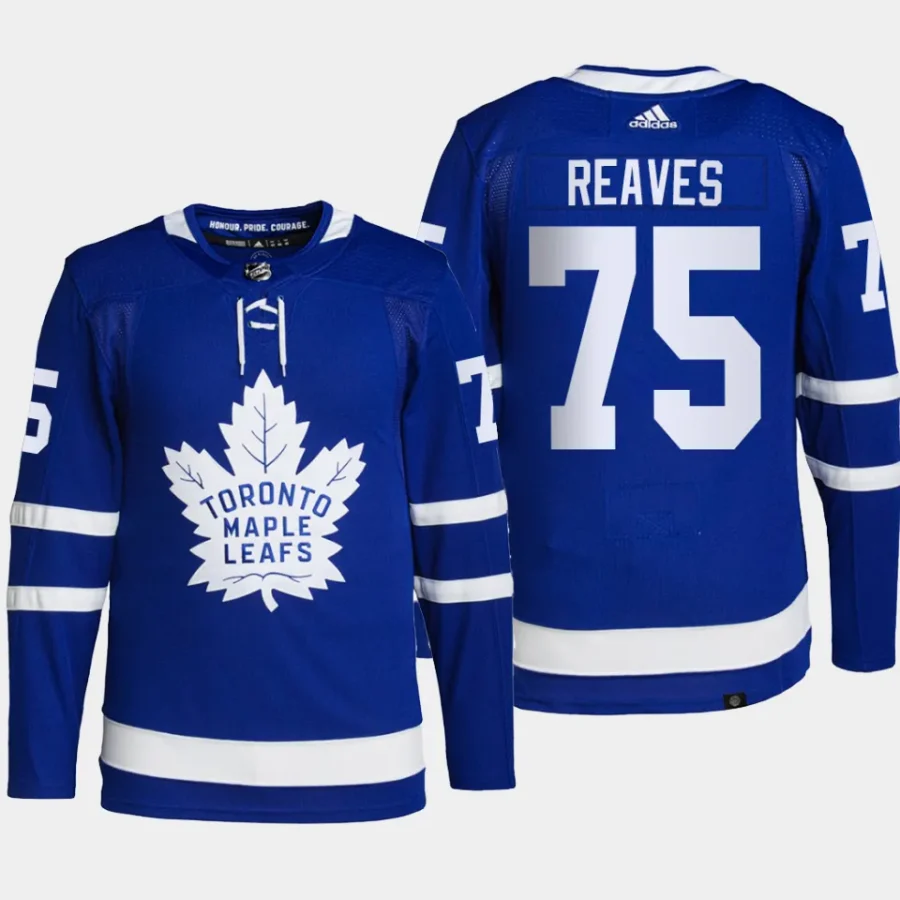 men maple leafs ryan reaves authentic pro home primegreen blue jersey