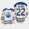 men oilers 2022 23 away primegreen authentic white jersey