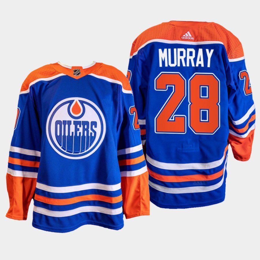 men oilers ryan murray 2022 23 primegreen home royal jersey