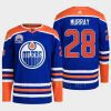 men oilers ryan murray 2022 primegreen lee ryan hall of fame patch royal jersey