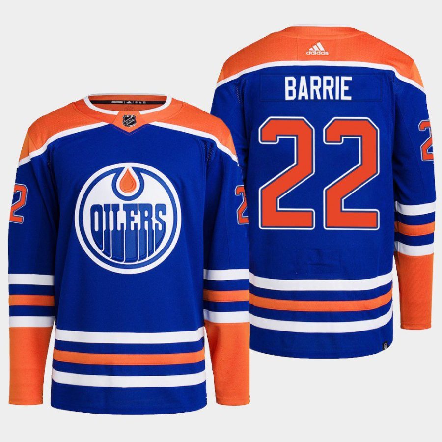 men oilers tyson barrie 2022 23 primegreen authentic home royal jersey