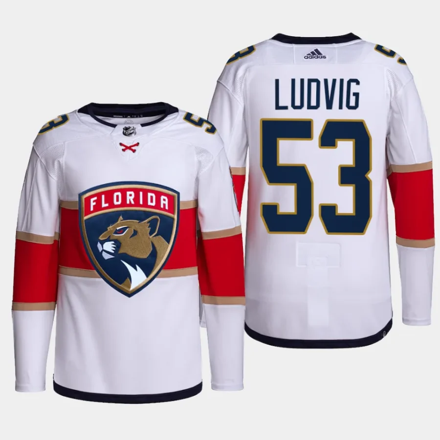 men panthers john ludvig primegreen away authentic pro white jersey