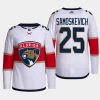 men panthers mackie samoskevich primegreen away authentic pro white jersey