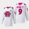 men panthers sam bennett 2023 limited pink in the rink white jersey