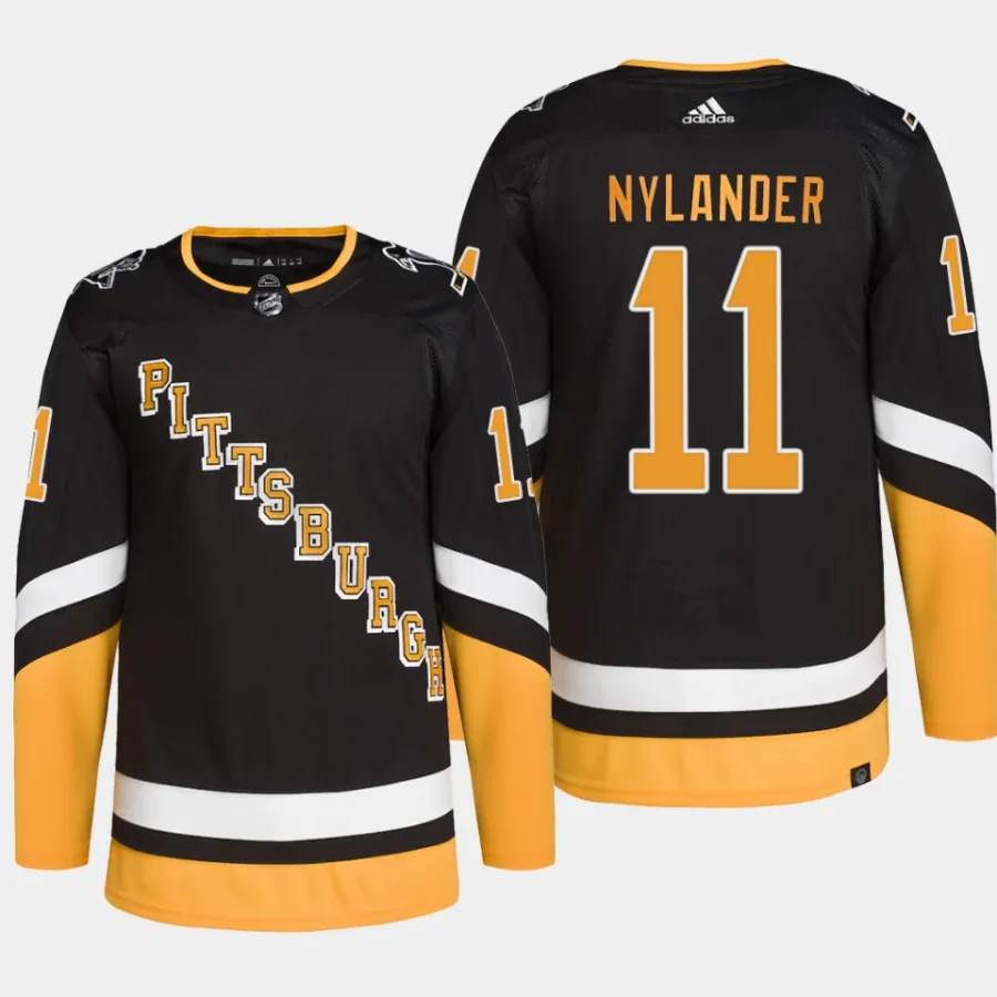 men penguins alex nylander authentic pro alternate primegreen black jersey