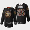 men penguins jeff petry 2023 warmup black hockey history black jersey