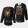 men penguins sidney crosby 2023 warmup black hockey history black jersey