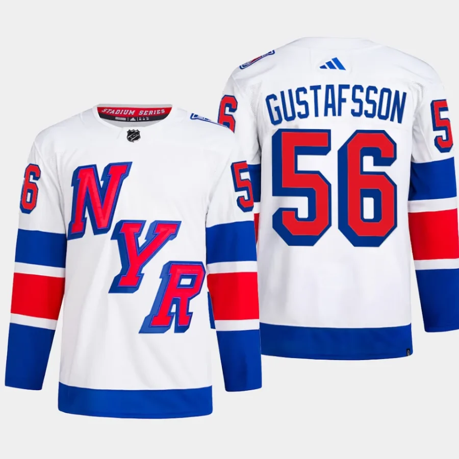 men rangers erik gustafsson authentic player 2024 nhl stadium series primegreen white jersey