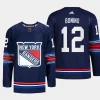 men rangers nick bonino 2023 24 authentic third alternate navy jersey