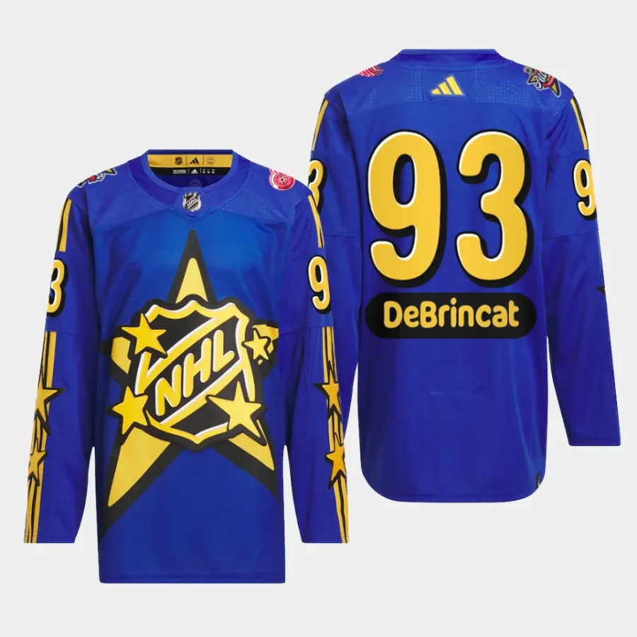 men red wings alex debrincat drew house 2024 nhl all star game primegreen authentic blue jersey