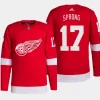 men red wings daniel sprong authentic pro home primegreen red jersey