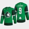 men senators josh norris 2022 warm up st. patrick green jersey