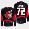 men senators thomas chabot 2022 breakaway special edition 2.0 retro black jersey