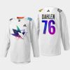 men sharks jonathan dahlen hockeyisforeveryone pride night 2022 white jersey