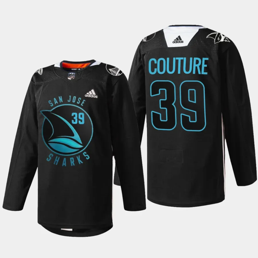 men sharks logan couture 2023 special edition warriors black jersey