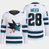 men sharks timo meier 2022 23 primegreen authentic away white jersey