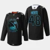 men sharks tomas hertl 2023 special edition warriors black jersey