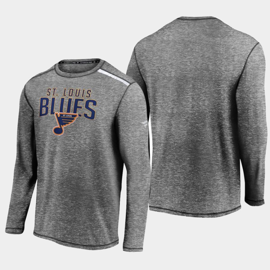 men st. louis blues special edition gray long sleeve t shirt