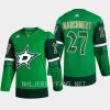 men stars mason marchment 2023 st. patricks day primegreen authentic jersey green