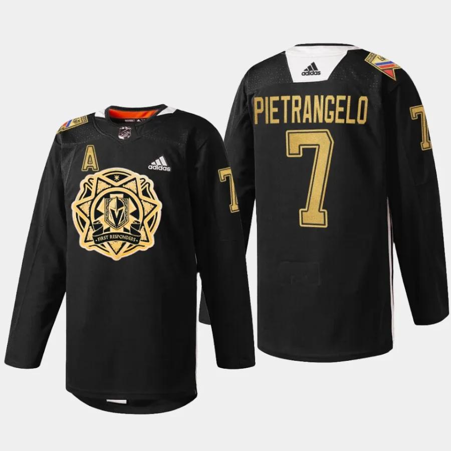 men vgk alex pietrangelo 2024 first responders black jersey