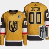 men vgk custom authentic home 2023 stanley cup final gold jersey