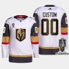 men vgk custom men authentic away 2023 stanley cup champions white jersey