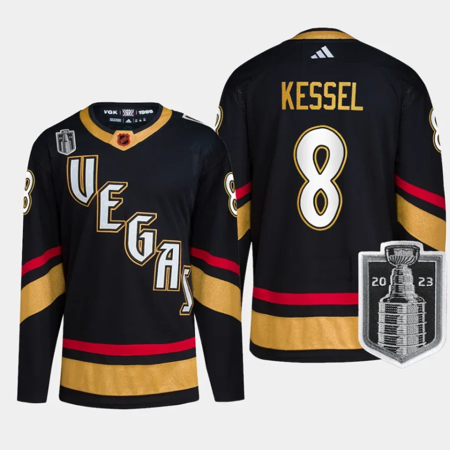 men vgk phil kessel reverse retro 2023 western conference champions black jersey