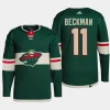 men wild adam beckman primegreen home authentic pro green jersey