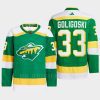 men wild alex goligoski 2022 authentic pro reverse retro 2.0 green jersey