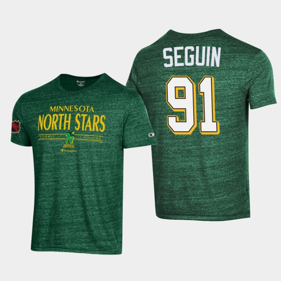 minnesota north stars tyler seguin white tri blend champion t shirt