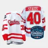 nathan staios charlotte checkers white 2024 queen city outdoor classic ahl replica jersey